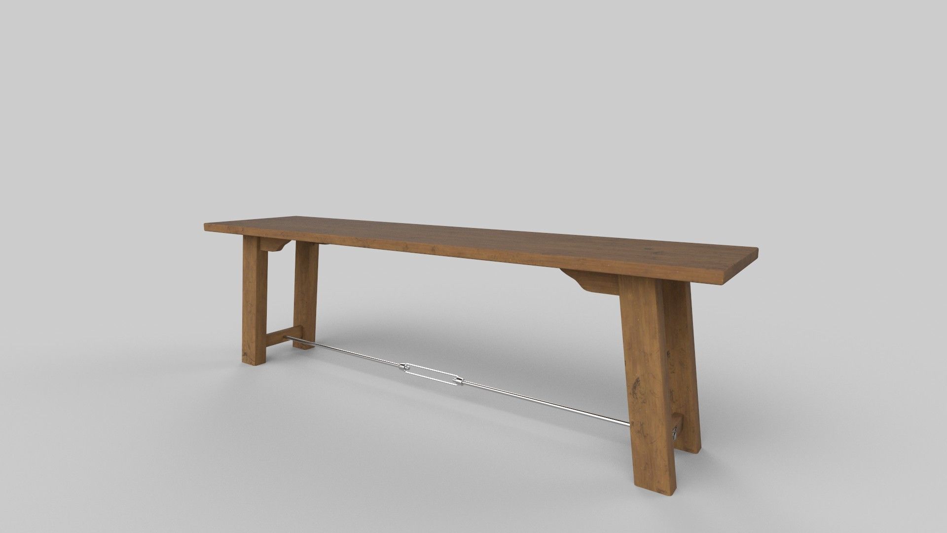 table Low-poly 3D model_1