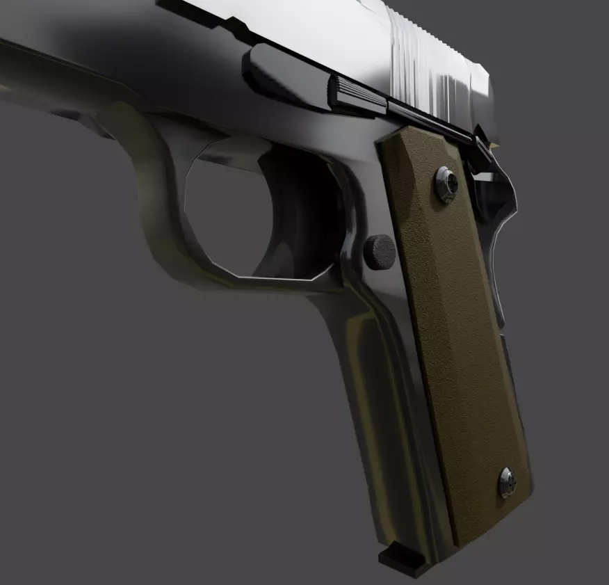  pistol 3D model_0