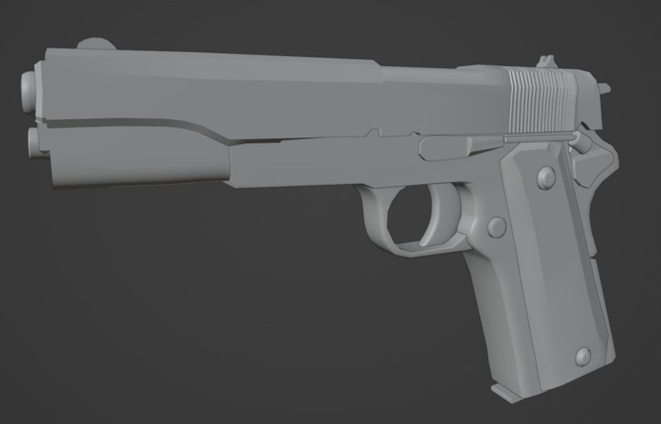  pistol 3D model_9
