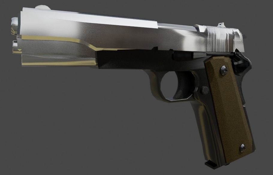  pistol 3D model_1