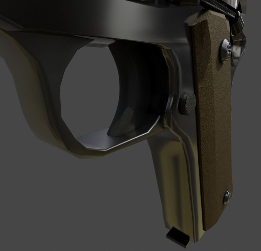 pistol 3D model_7