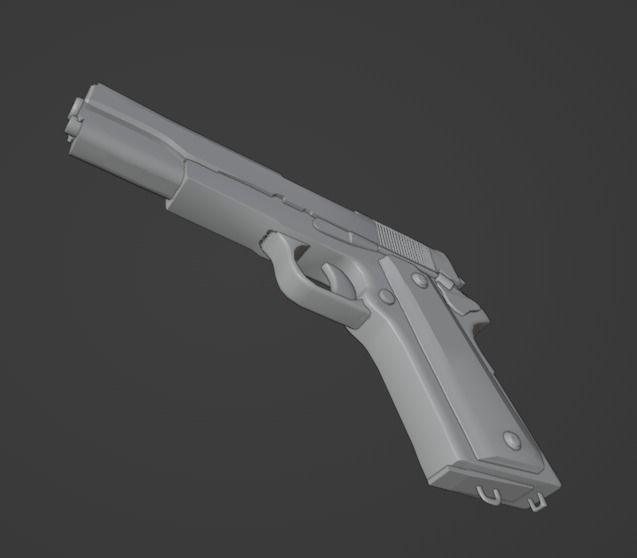  pistol 3D model_11