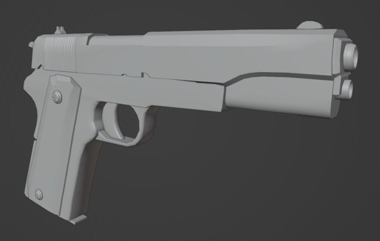  pistol 3D model_10