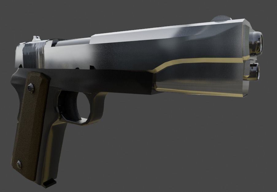 pistol 3D model_3