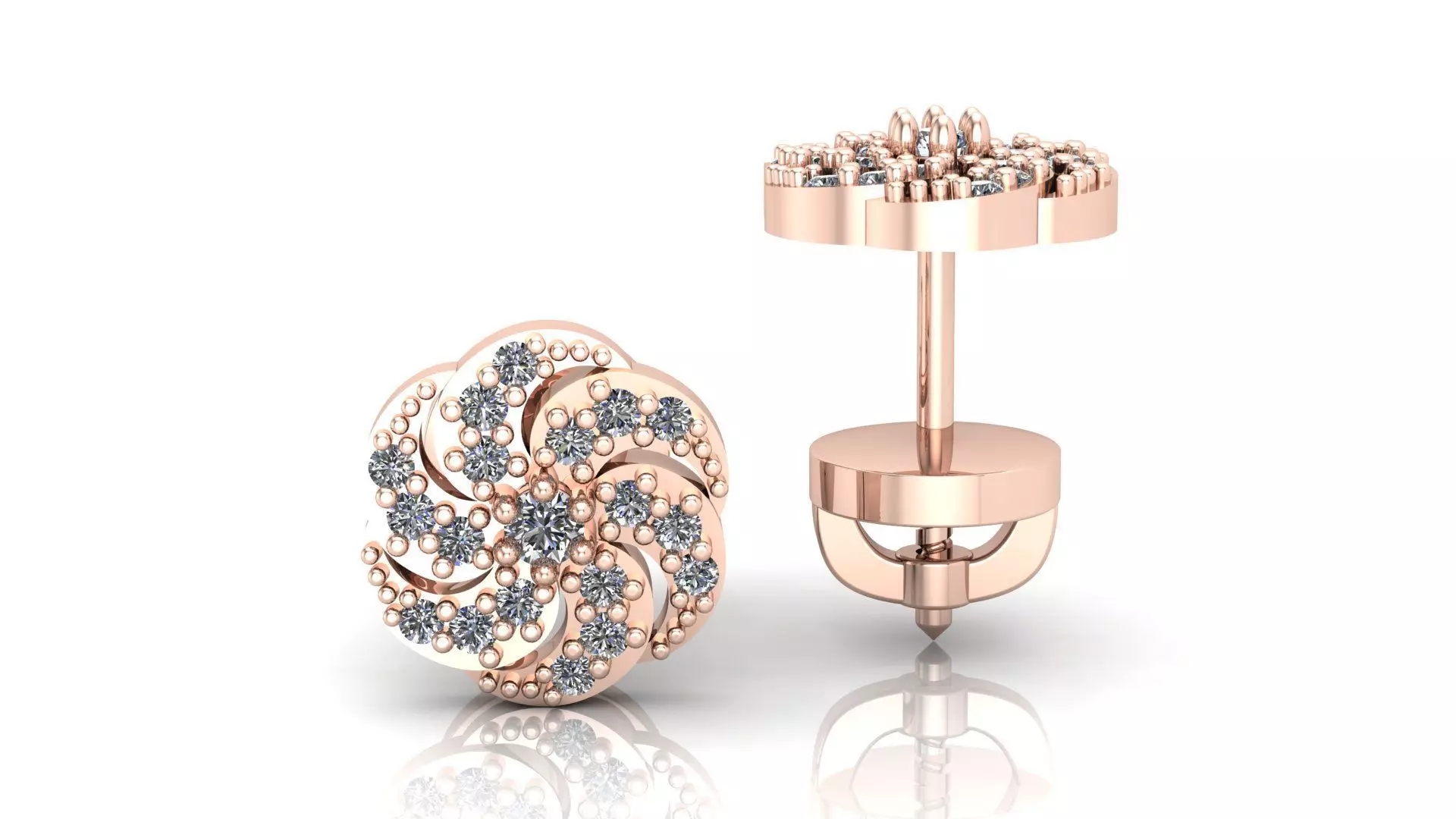 Brand Earring Puset 3D print model