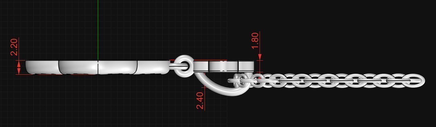 Van Cleef Pendant  3D print model_9