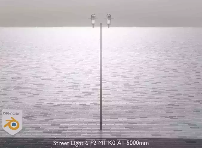 Street Light 6 F2 M1 K0 A1 5000mm
