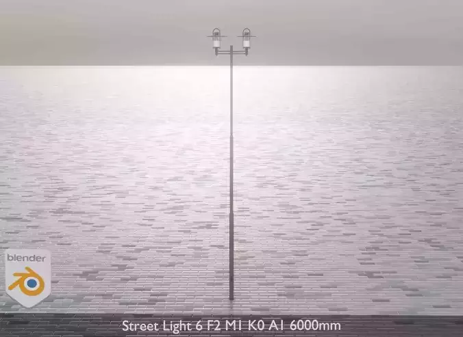 Street Light 6 F2 M1 K0 A1 6000mm