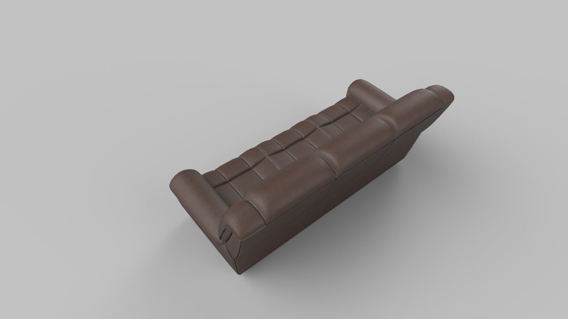 realistic sofa Low-poly 3D model_5