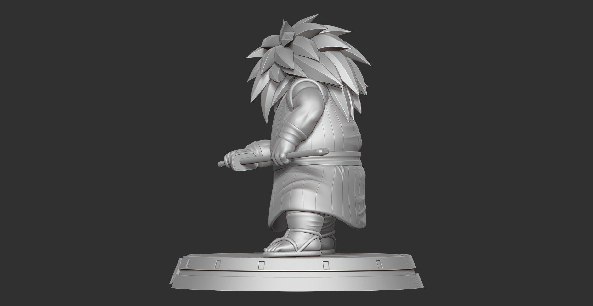 Yajirobe - Dragon Ball Fanart 3D print model_9
