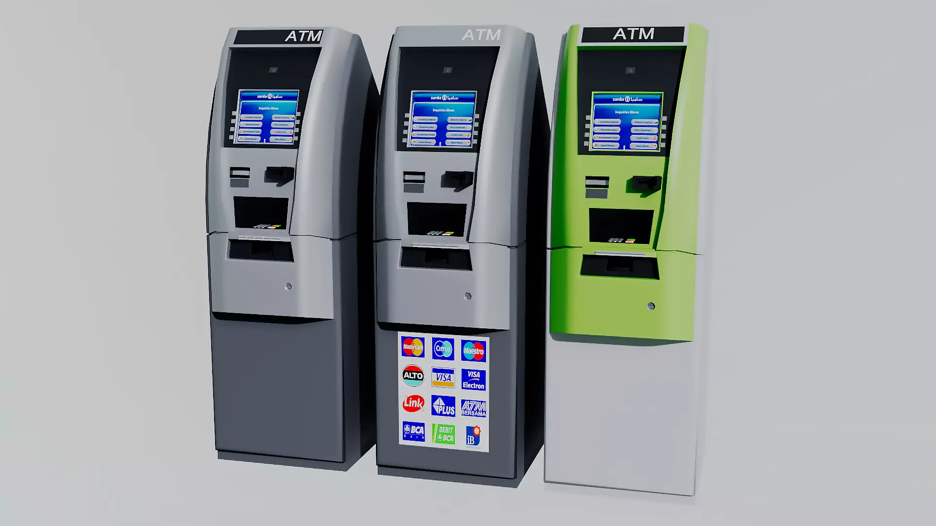 Automated teller machine ATM 3D model_0