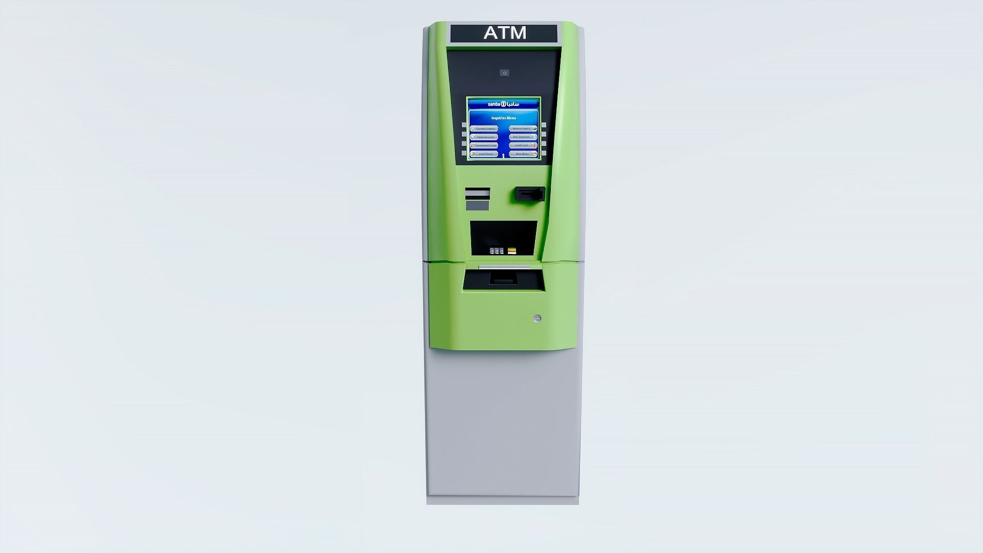 Automated teller machine ATM 3D model_4