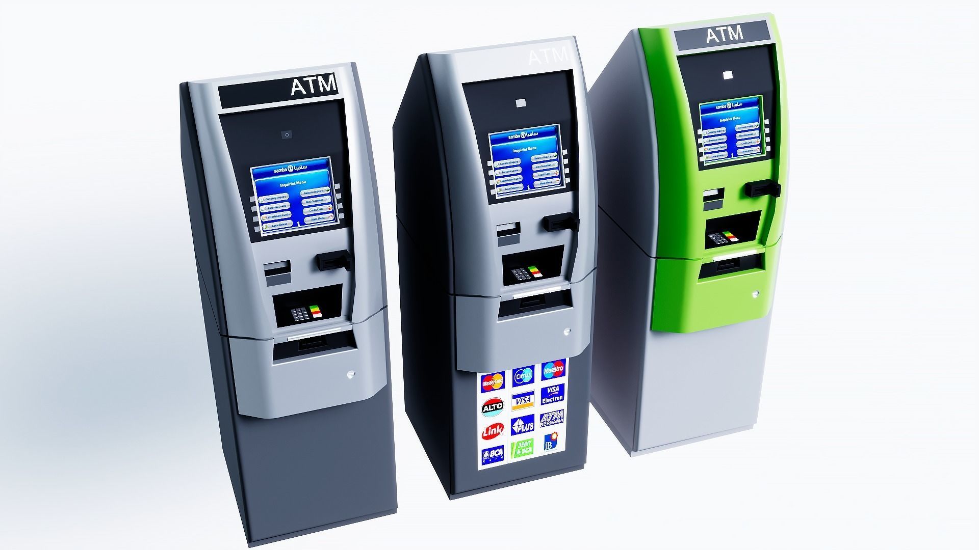Automated teller machine ATM 3D model_2