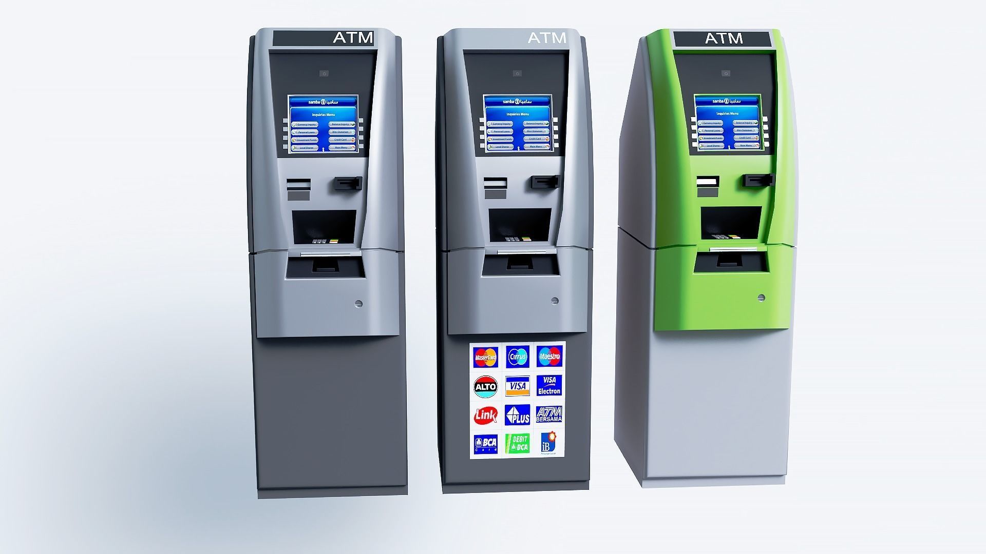 Automated teller machine ATM 3D model_1