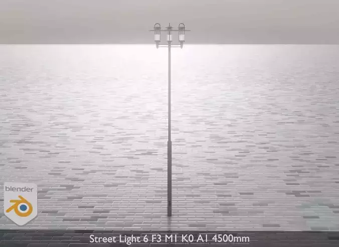 Street Light 6 F3 M1 K0 A1 4500mm