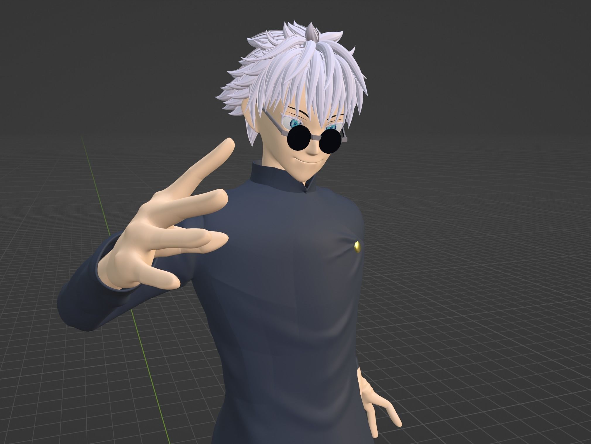 Satoru Gojo - Jujutsu Kaisen 3D model_6