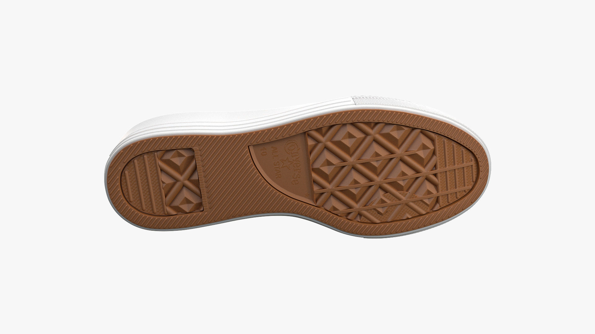 Chuck Taylor All Star Move Platform Low Top Black 3D model_7