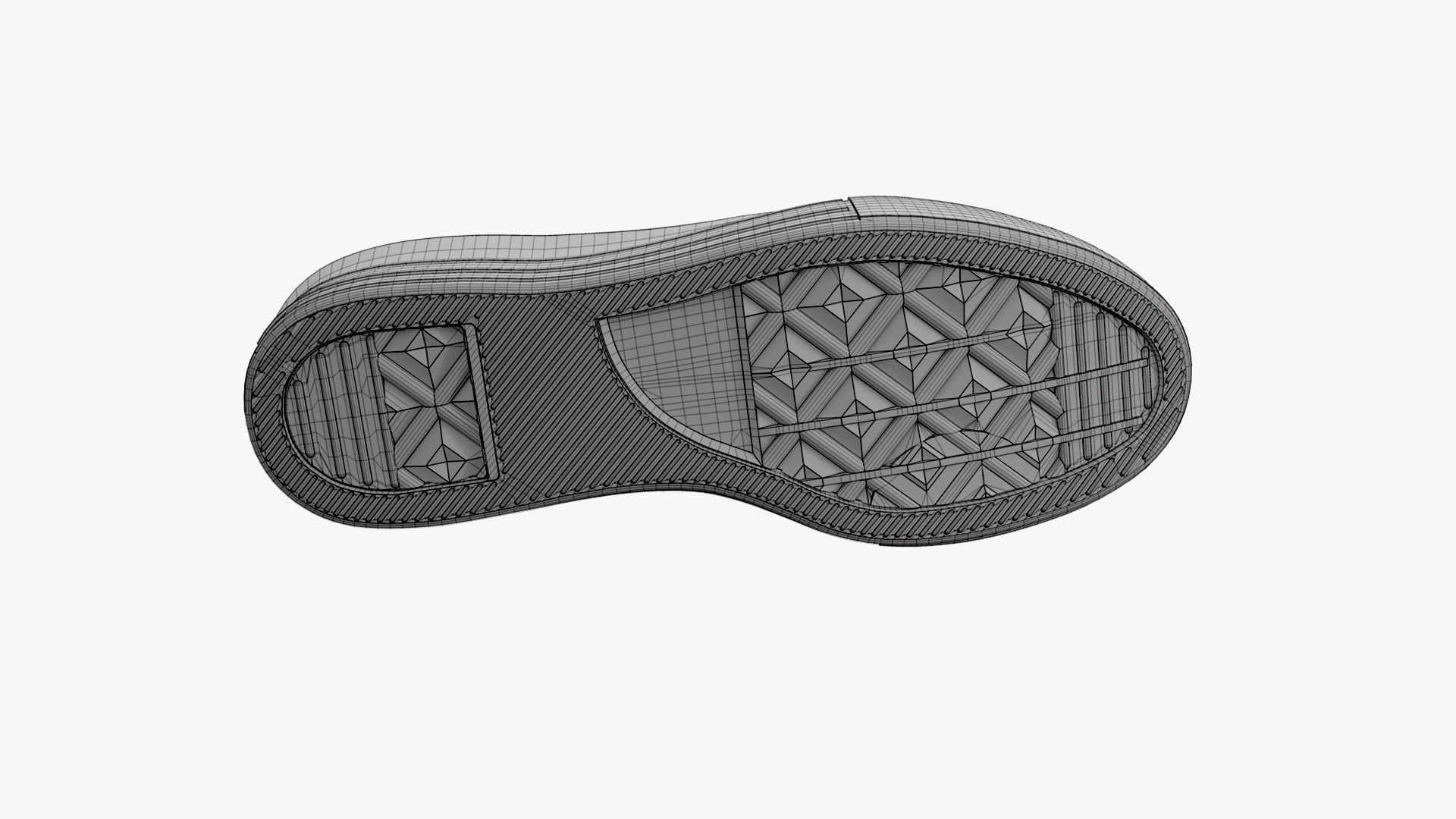 Chuck Taylor All Star Move Platform Low Top Black 3D model_13