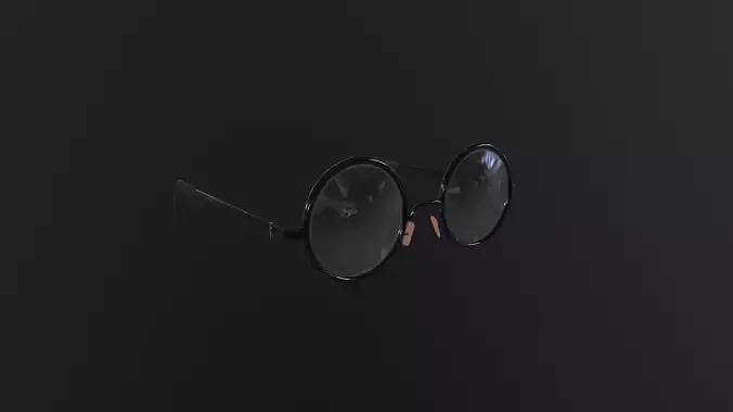 Old Glasses 3D Model Low-poly 3D model