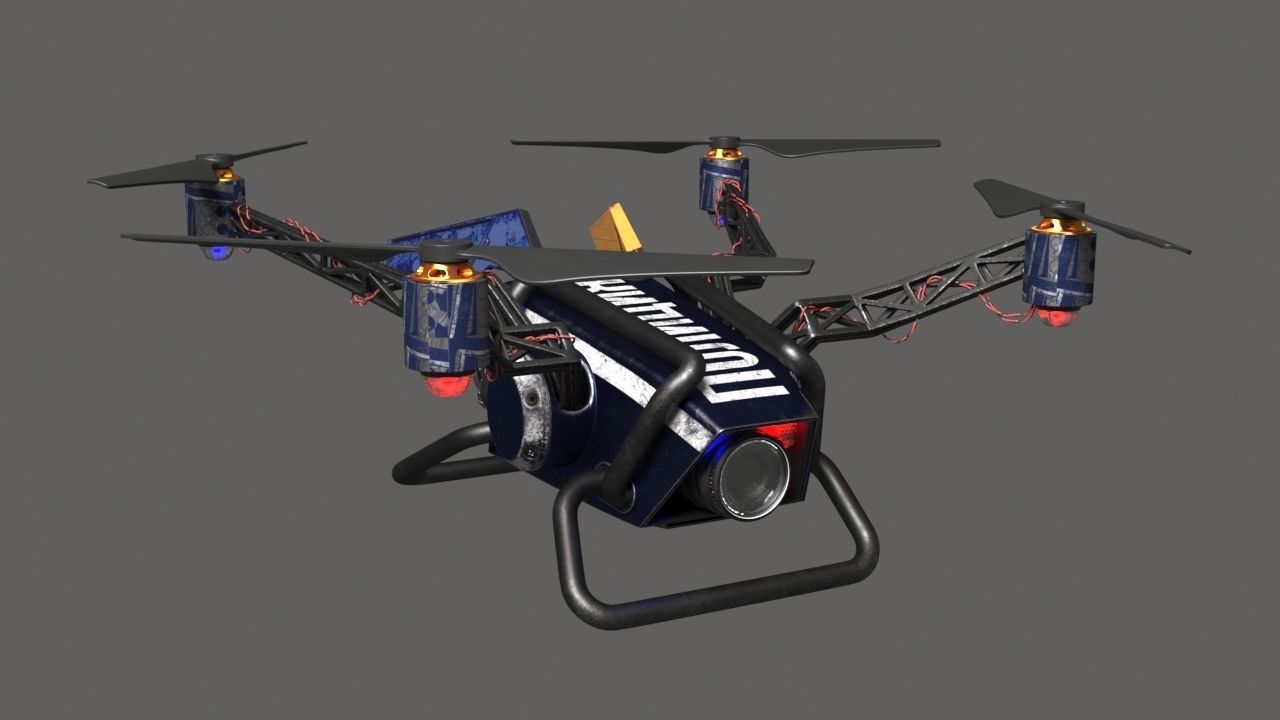 drone collection 3D model_1