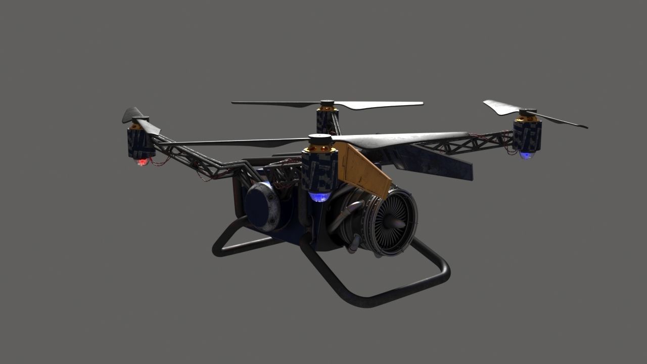 drone collection 3D model_3