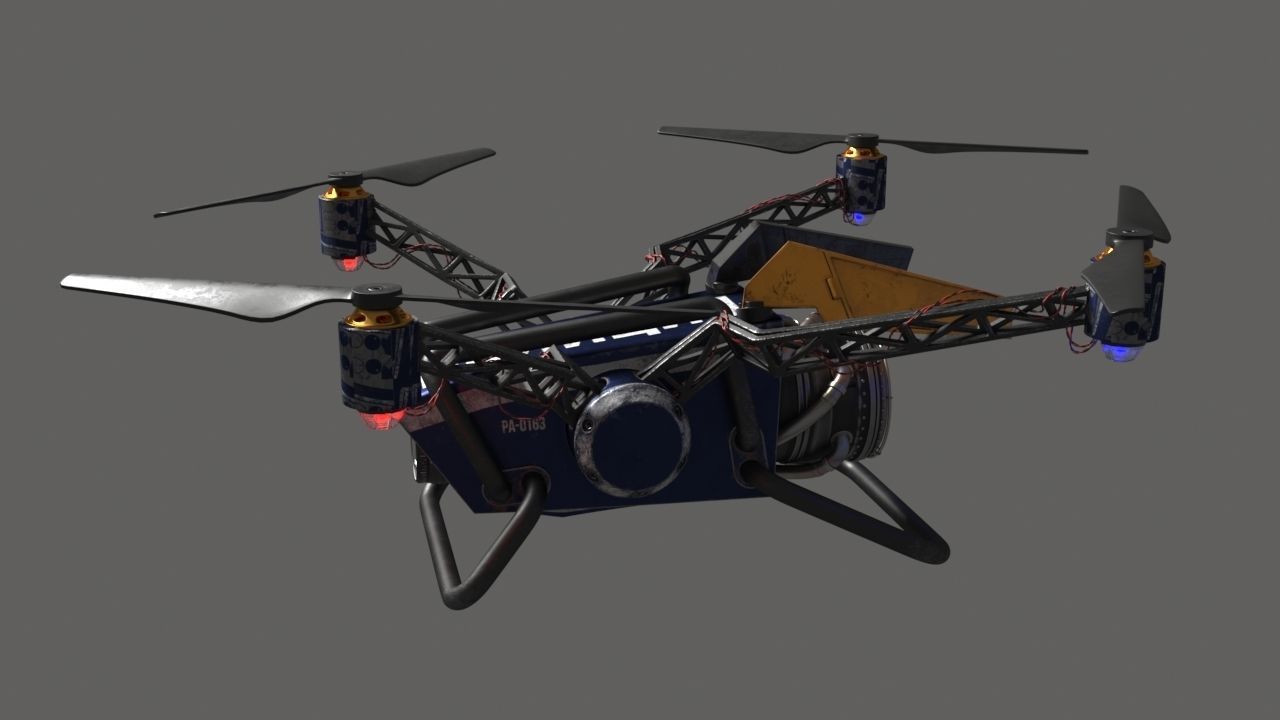 drone collection 3D model_4