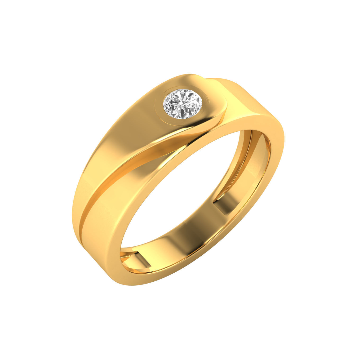 Women Solitaire Engagement Ring STL OBJ FBX Renders Details 3D print model_18