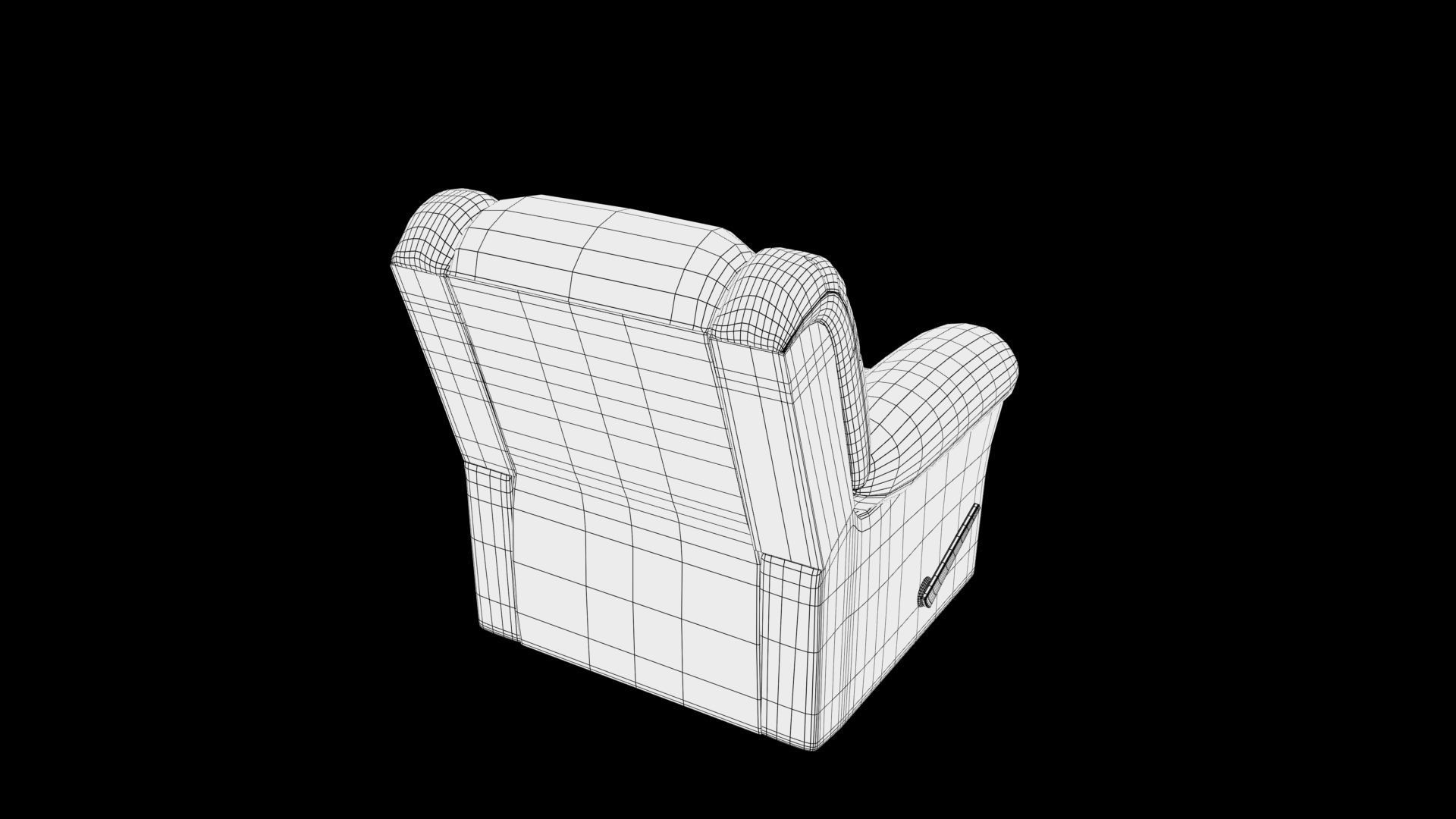realistic sofa 3D model_9