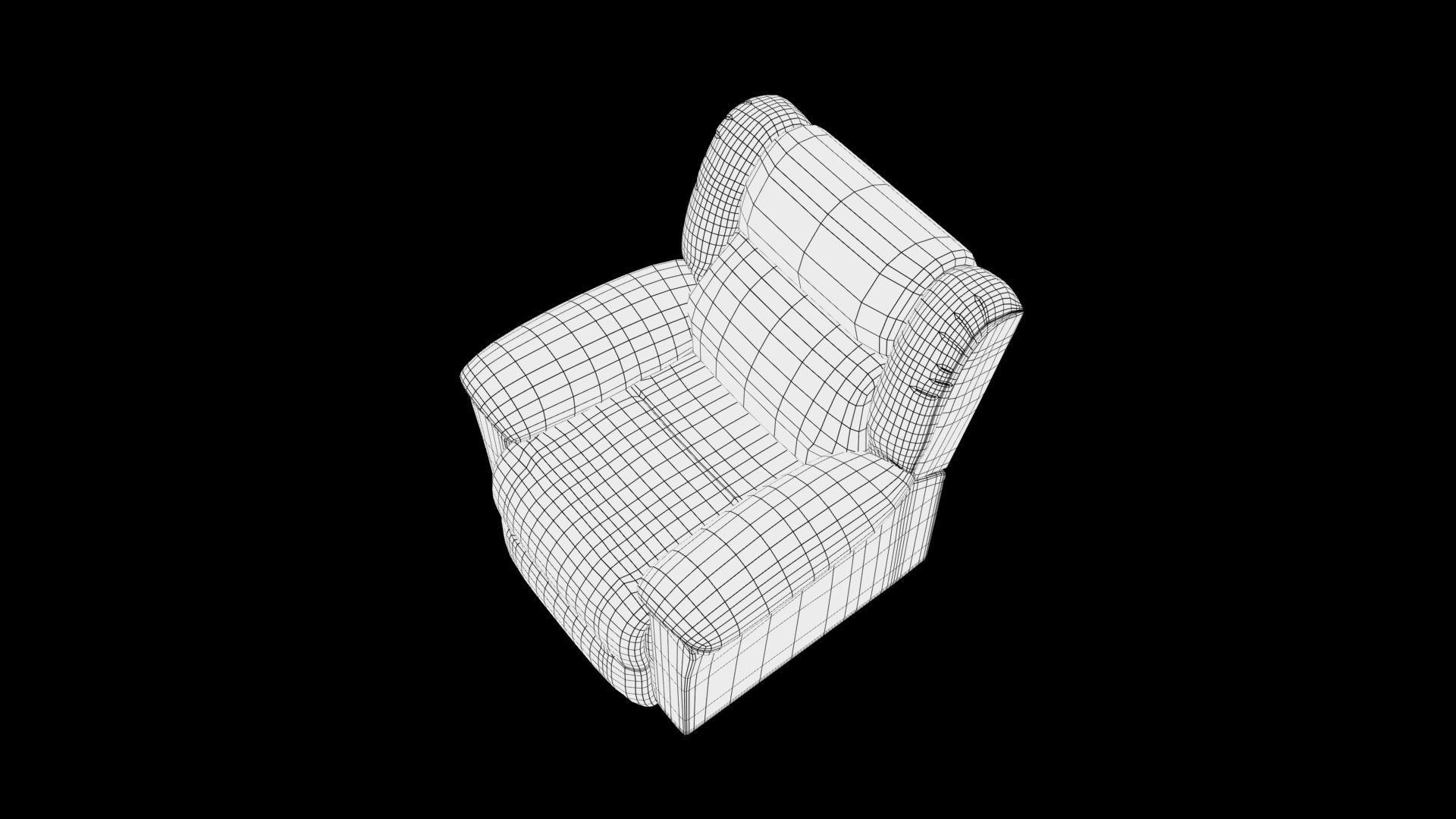 realistic sofa 3D model_10