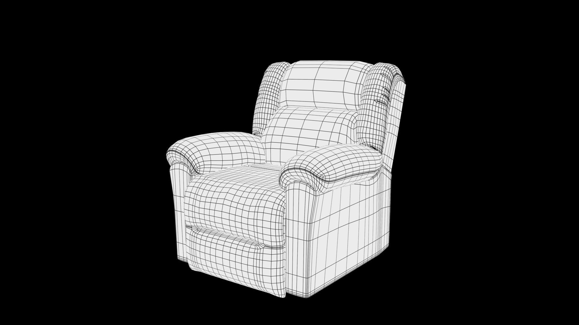 realistic sofa 3D model_7
