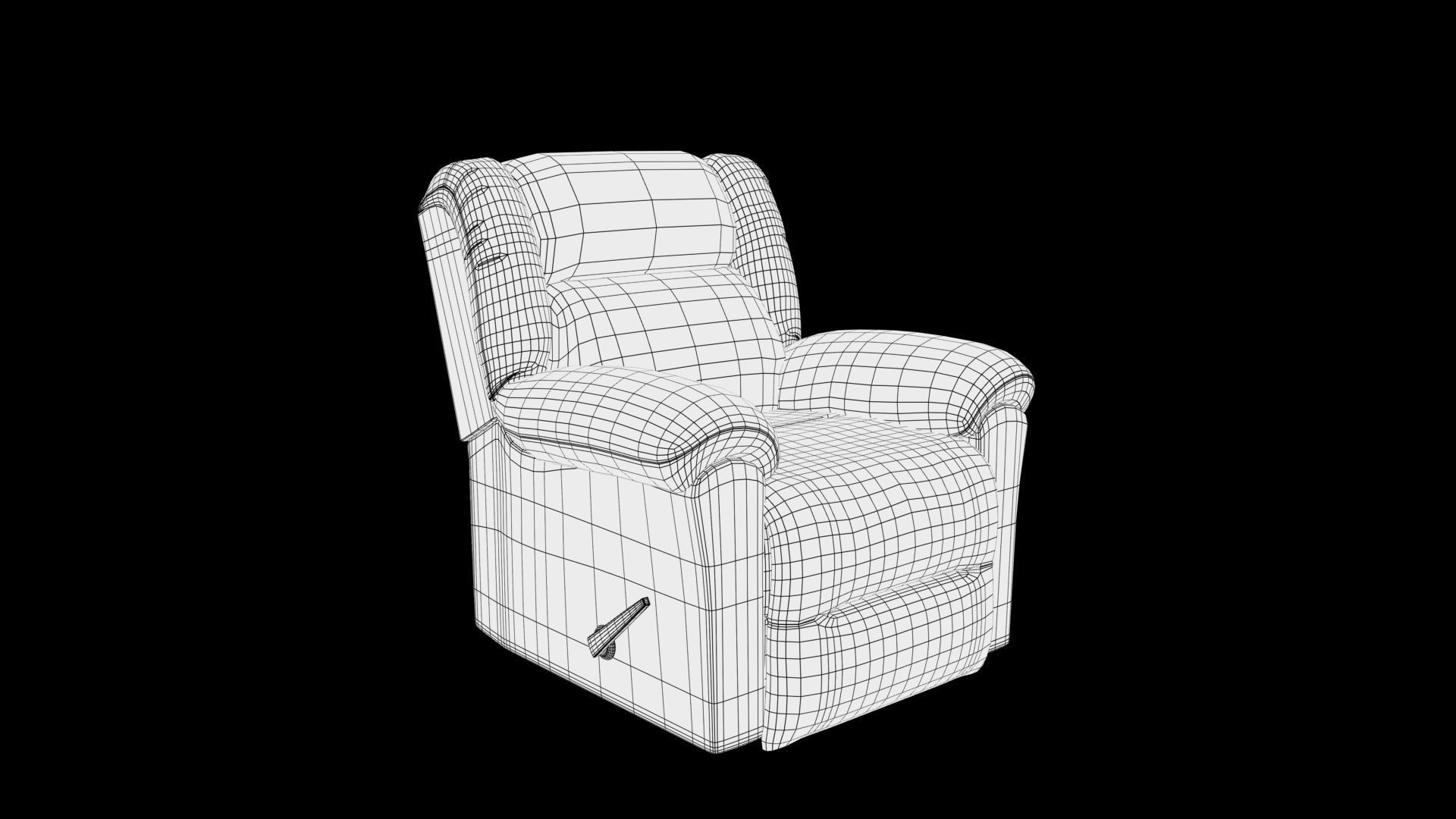 realistic sofa 3D model_8