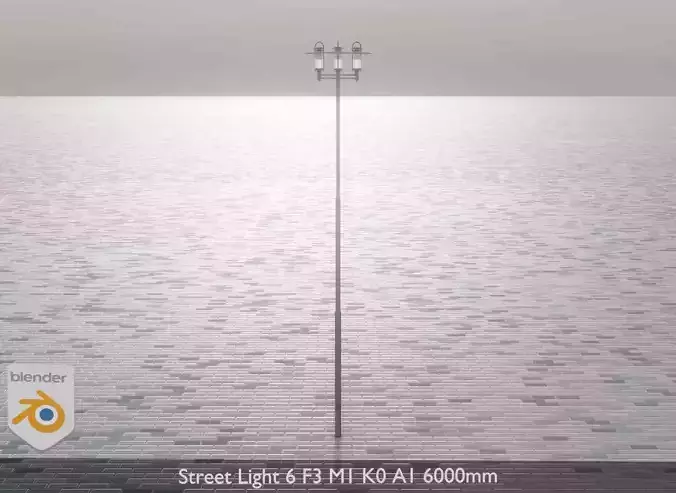 Street Light 6 F3 M1 K0 A1 6000mm