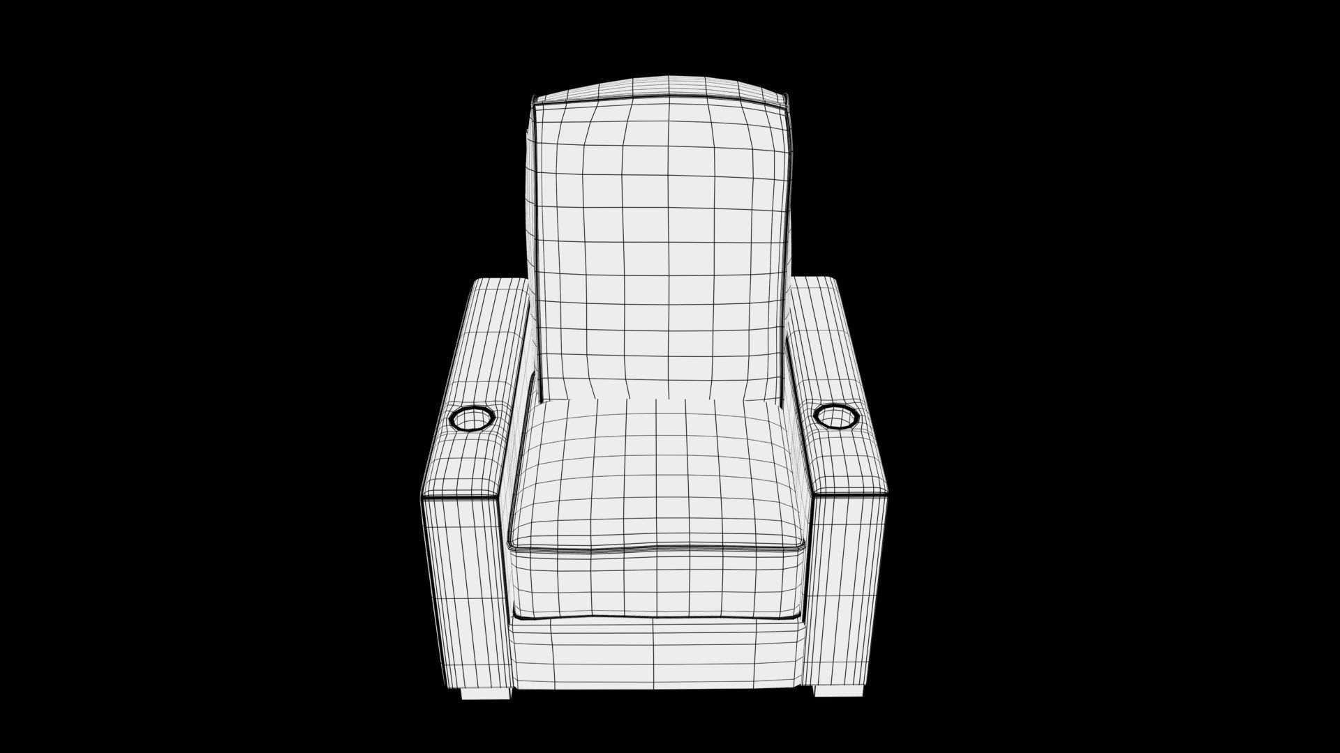 realistic sofa 3D model_6