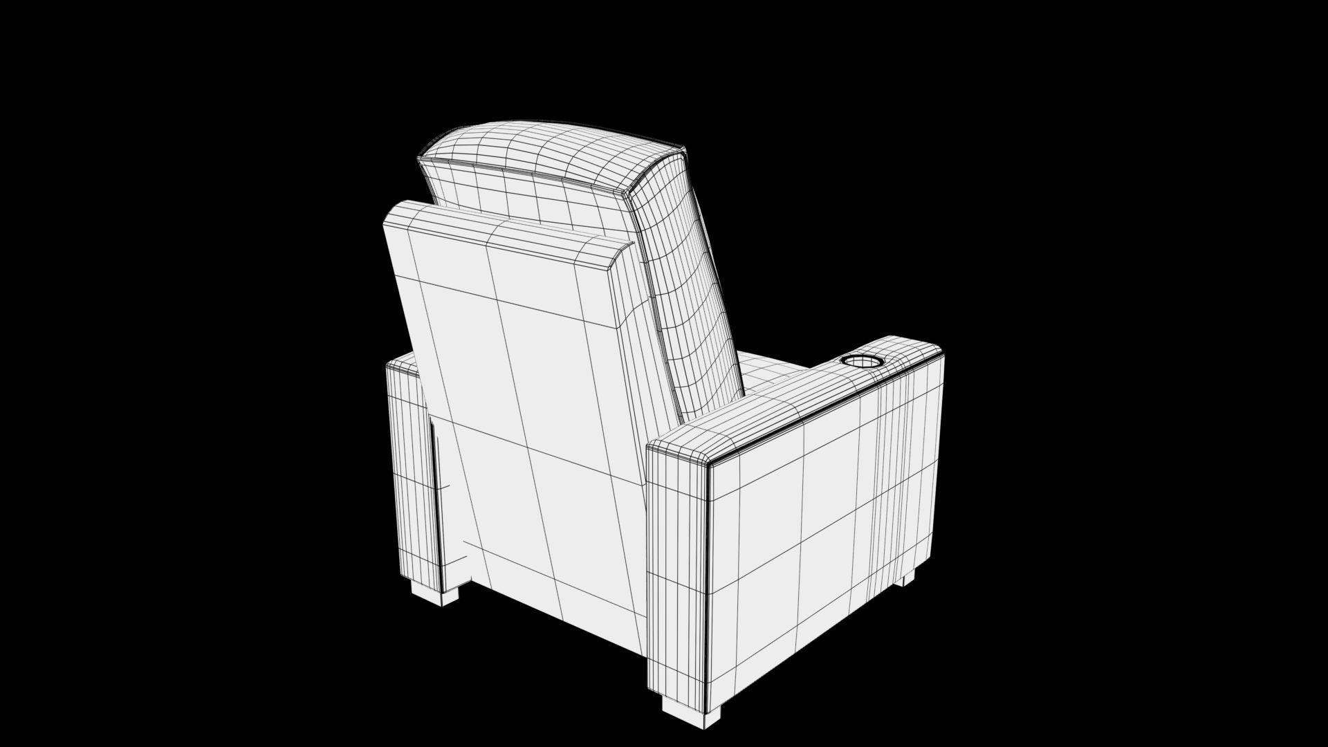 realistic sofa 3D model_9