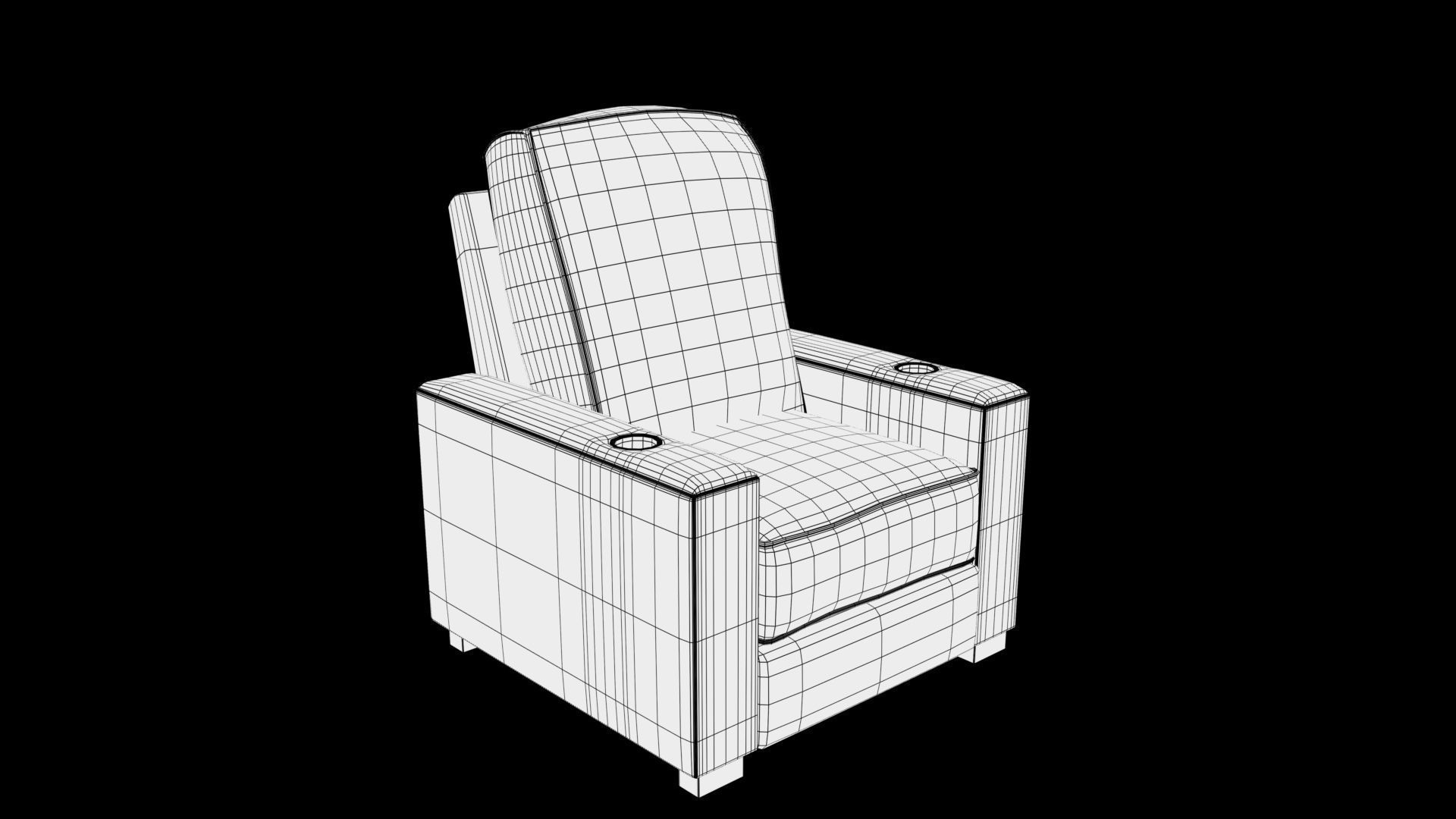 realistic sofa 3D model_8