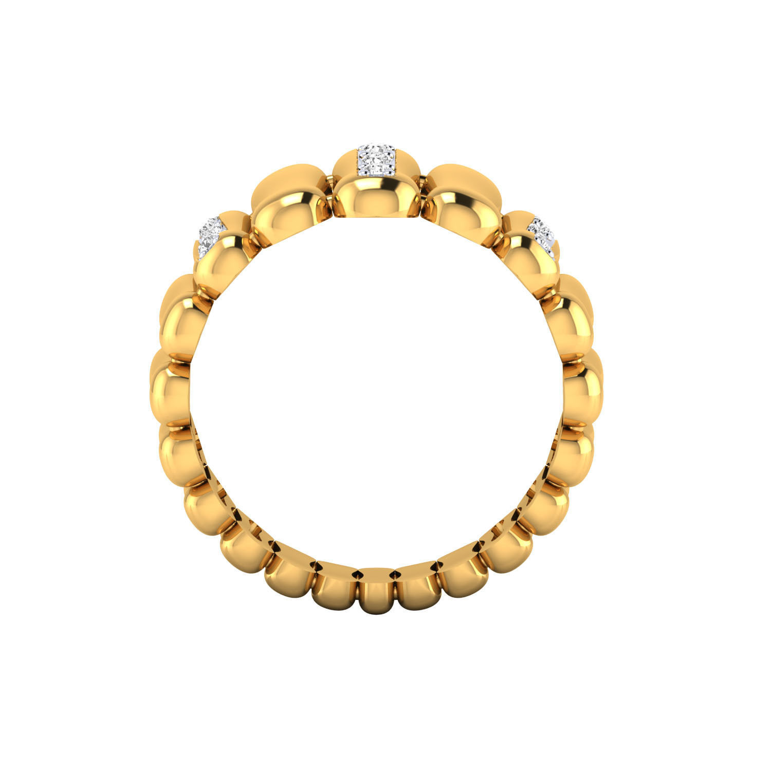  Women Heavy Ring STL OBJ FBX Renders Details 3D print model_16