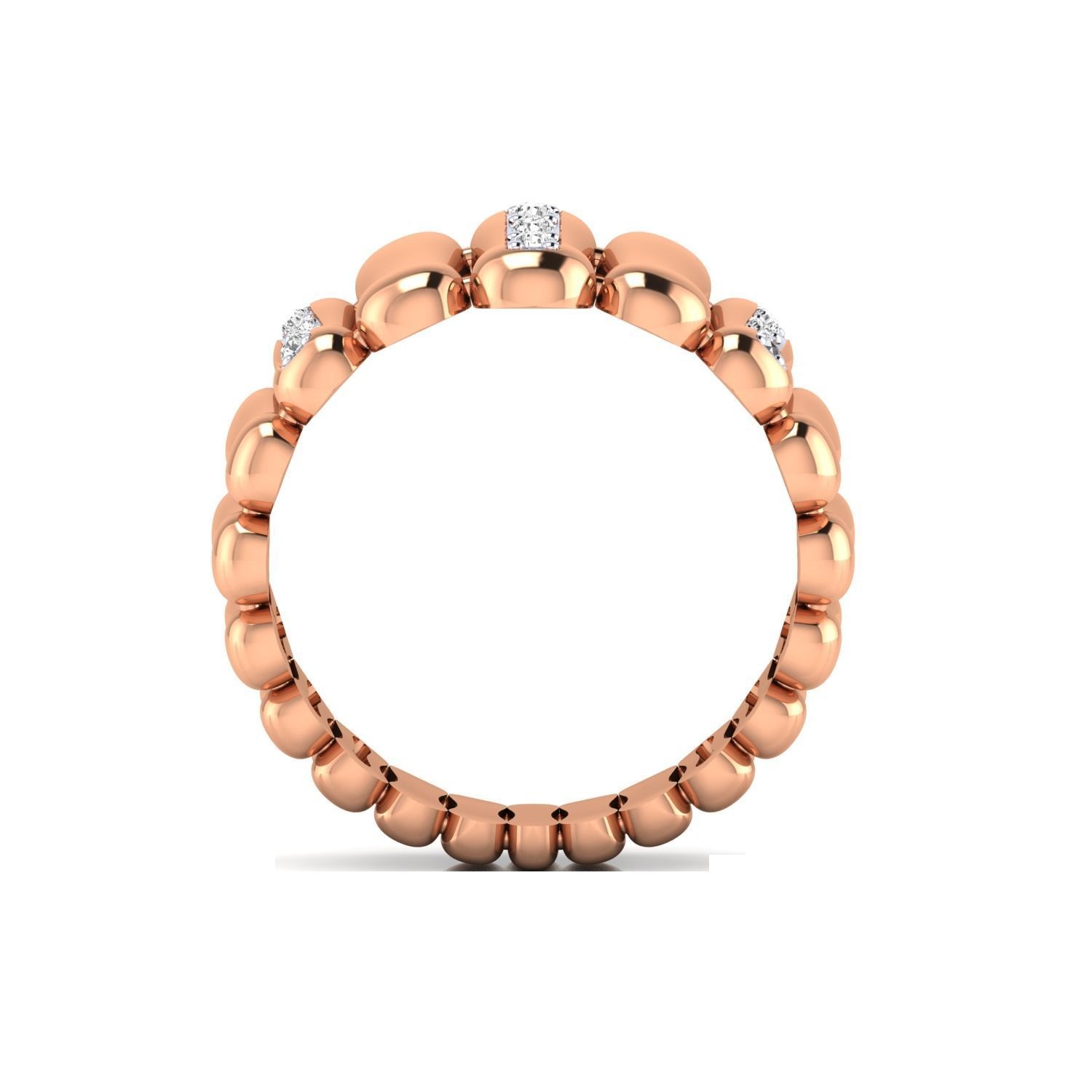  Women Heavy Ring STL OBJ FBX Renders Details 3D print model_2