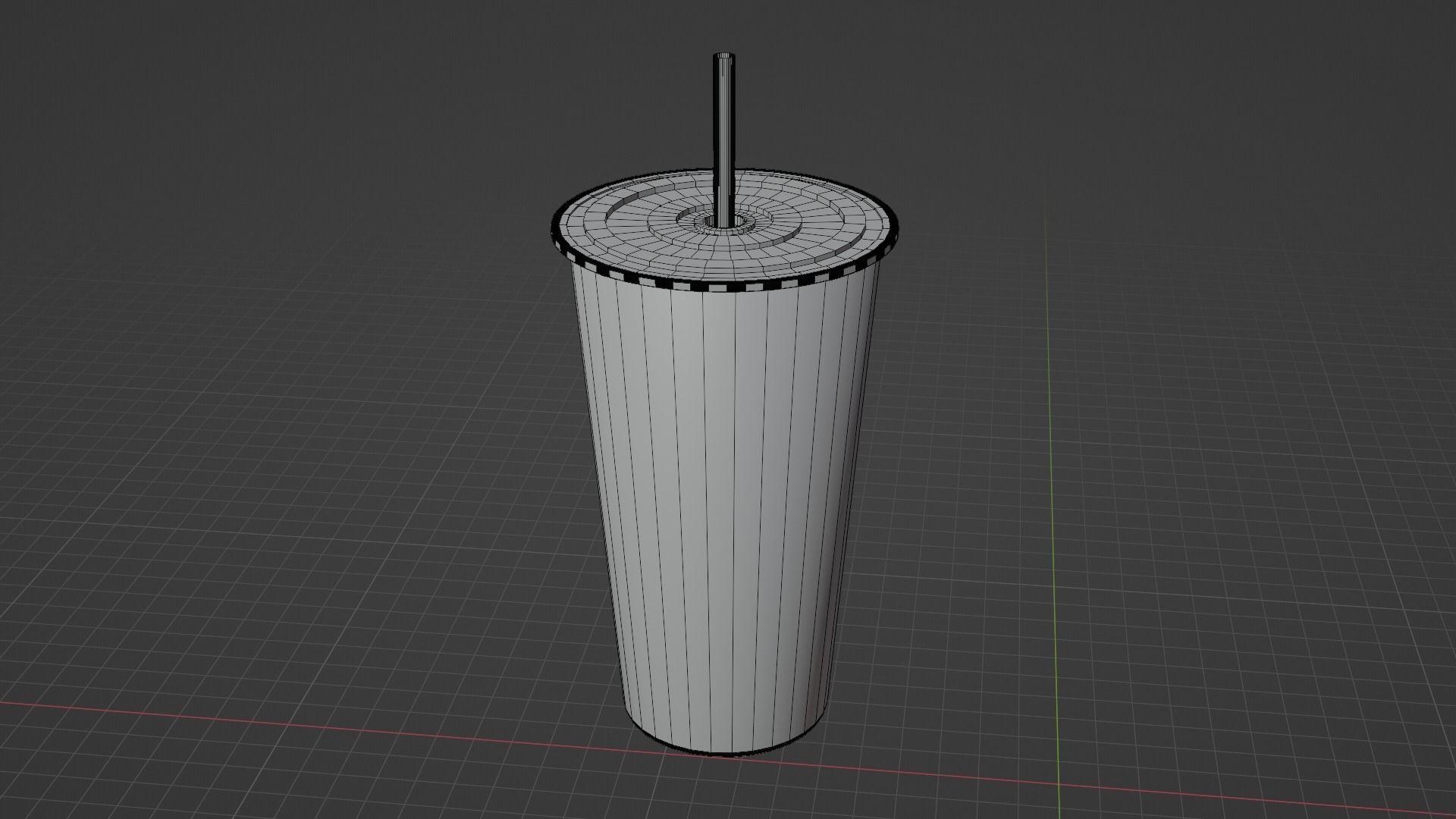 Smoothie Cup  3D model_1