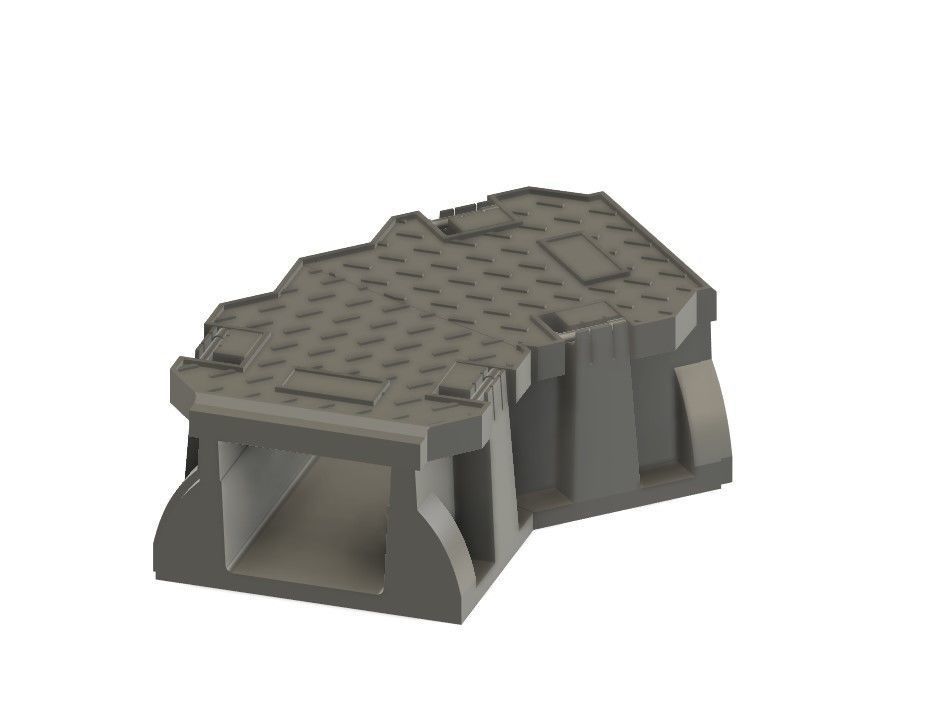 Modern Railway Ducting 1 3D print model_5