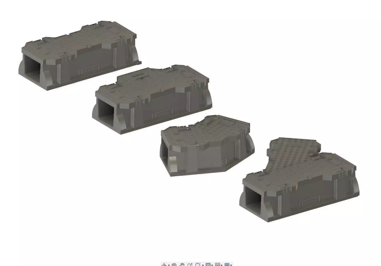 Modern Railway Ducting 1 3D print model_0