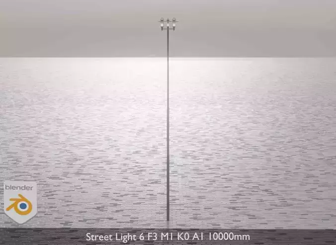 Street Light 6 F3 M1 K0 A1 10000mm 