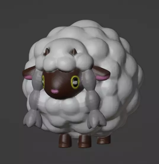 Wooloo 3D print model_0