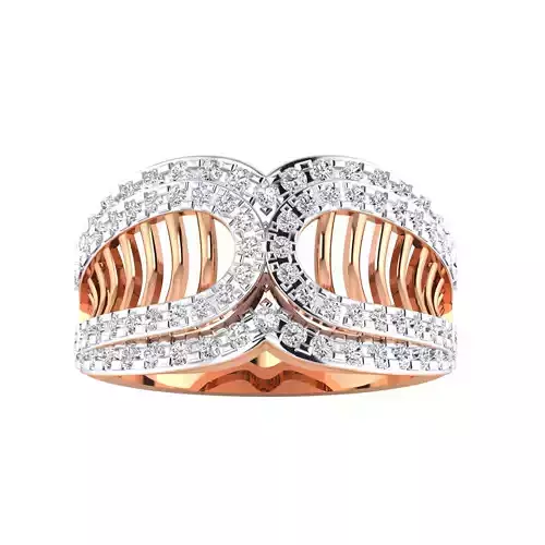  Women Heavy Ring STL OBJ FBX Renders Details