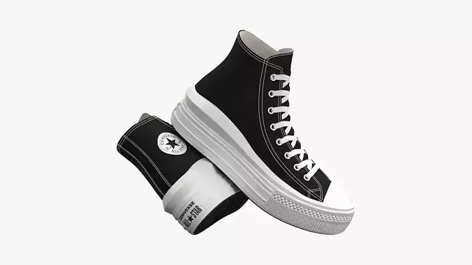Chuck Taylor All Star Move Platform High Top Black