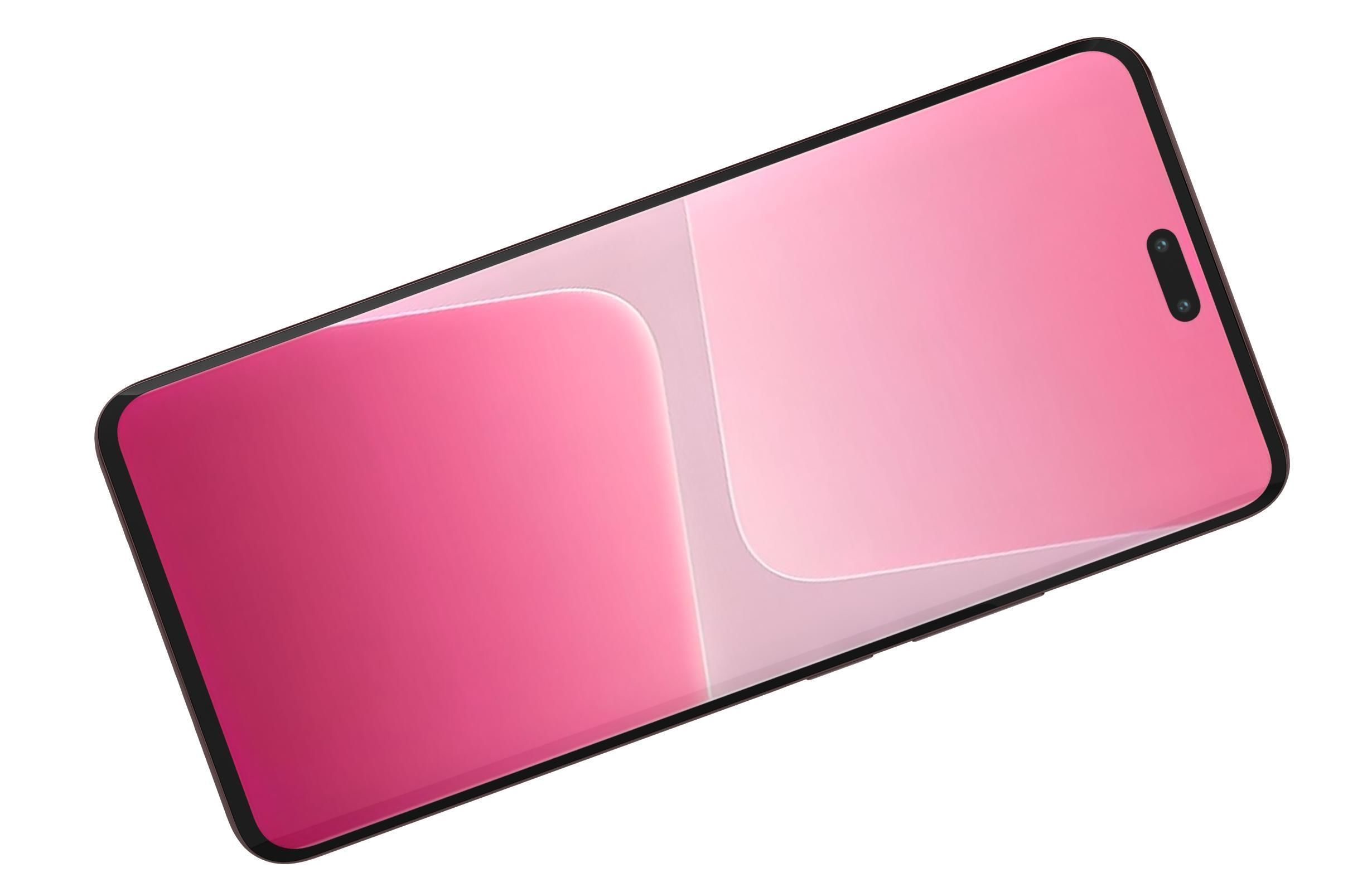 Xiaomi 13 Lite Pink Low-poly 3D model_10