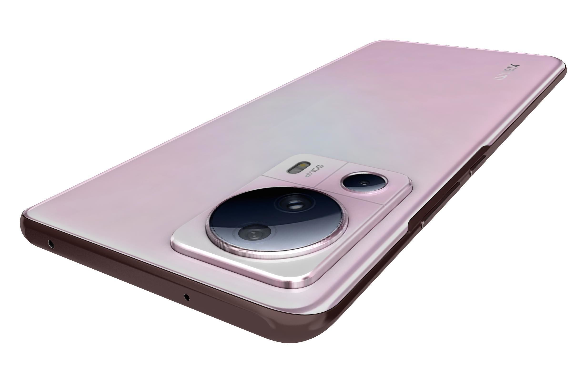 Xiaomi 13 Lite Pink Low-poly 3D model_15