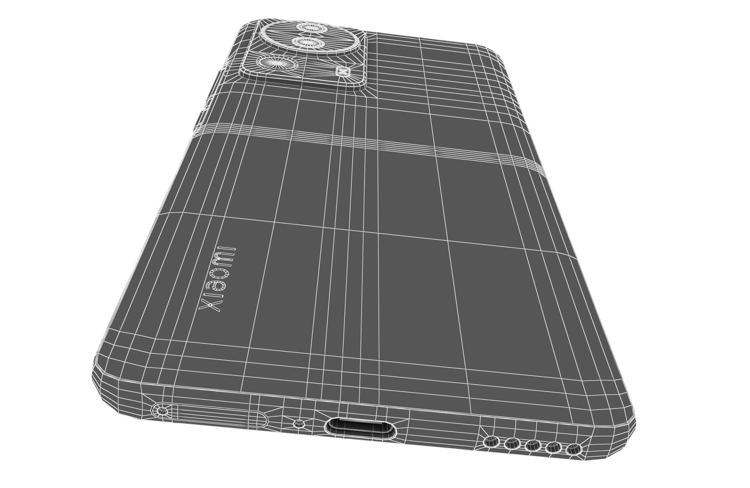 Xiaomi 13 Lite Pink Low-poly 3D model_21