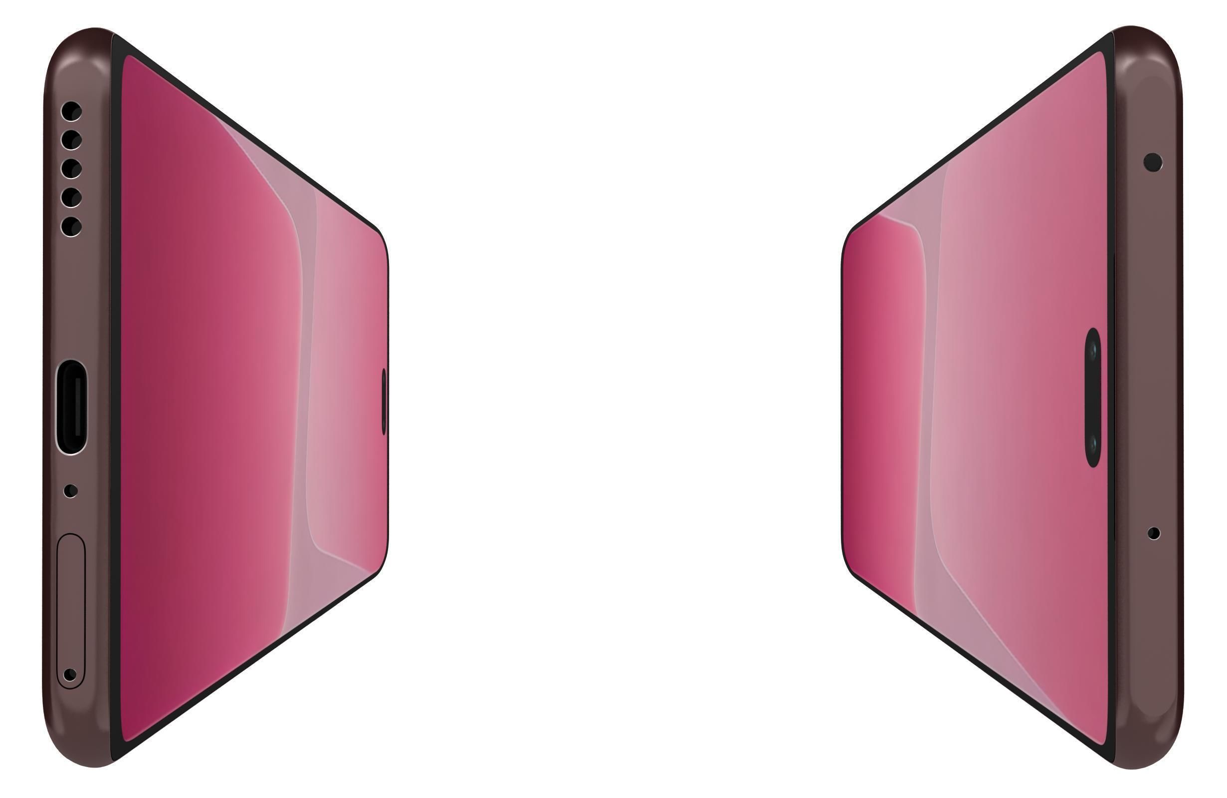 Xiaomi 13 Lite Pink Low-poly 3D model_8