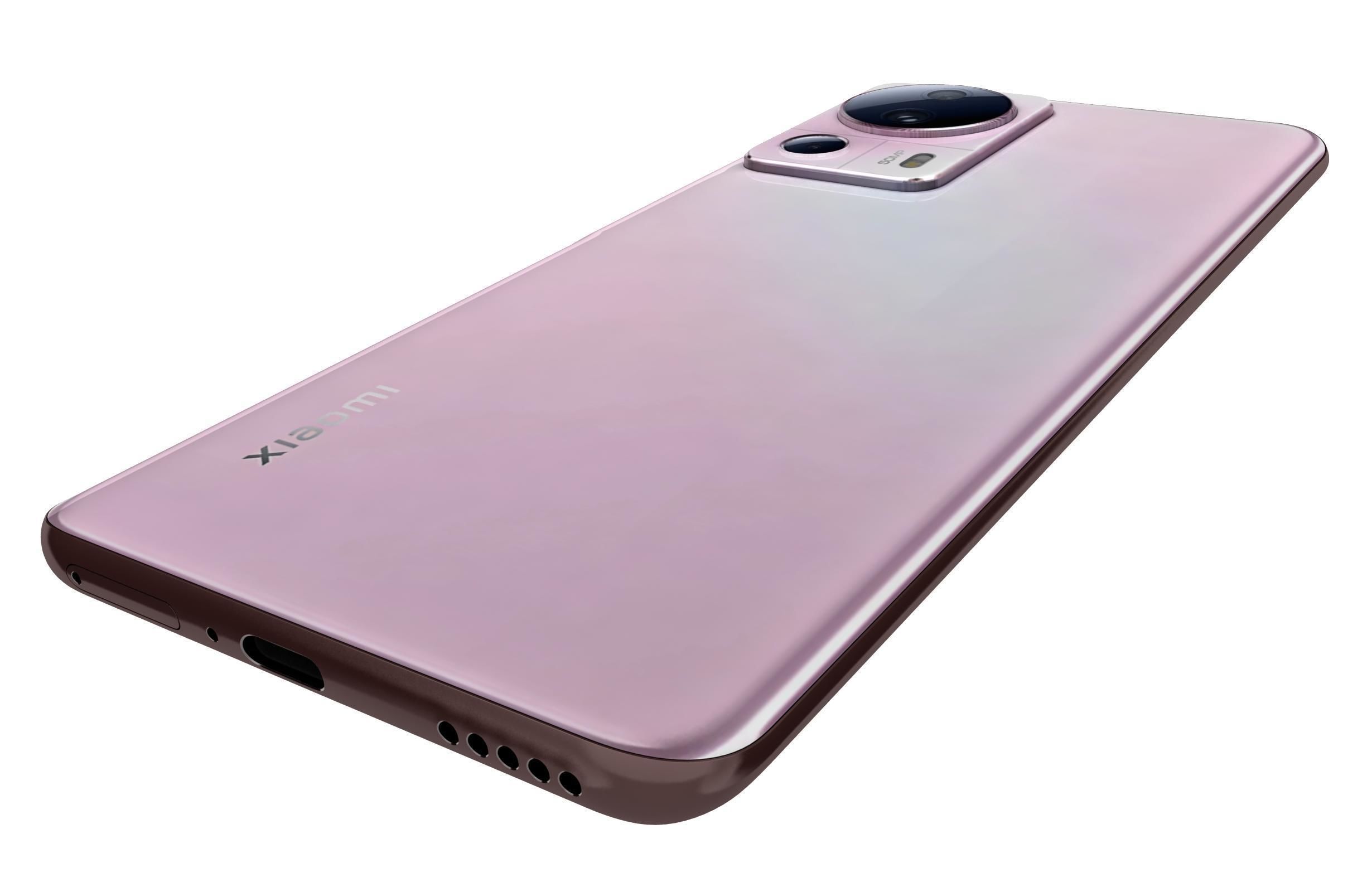 Xiaomi 13 Lite Pink Low-poly 3D model_14