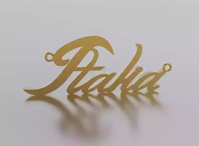 name Italiapendant  3D print model